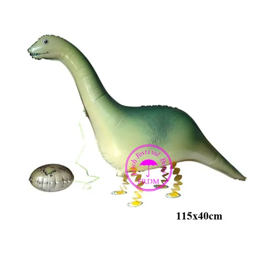 giant dinosaur Собака корова свинья лягушка утка кошка воздушные шарики в форме шагающего животного День Рождения украшения поставки в виде животных-героев мультфильмов домашних животных шагающего шары - Цвет: giant dinosaur