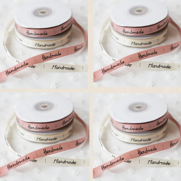 Праздничные принадлежности шелковая атласная лента шириной 10 мм печатный дизайн