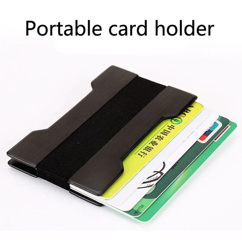 Противоугонный мужской кредитный держатель для карт блокирующий Rfid