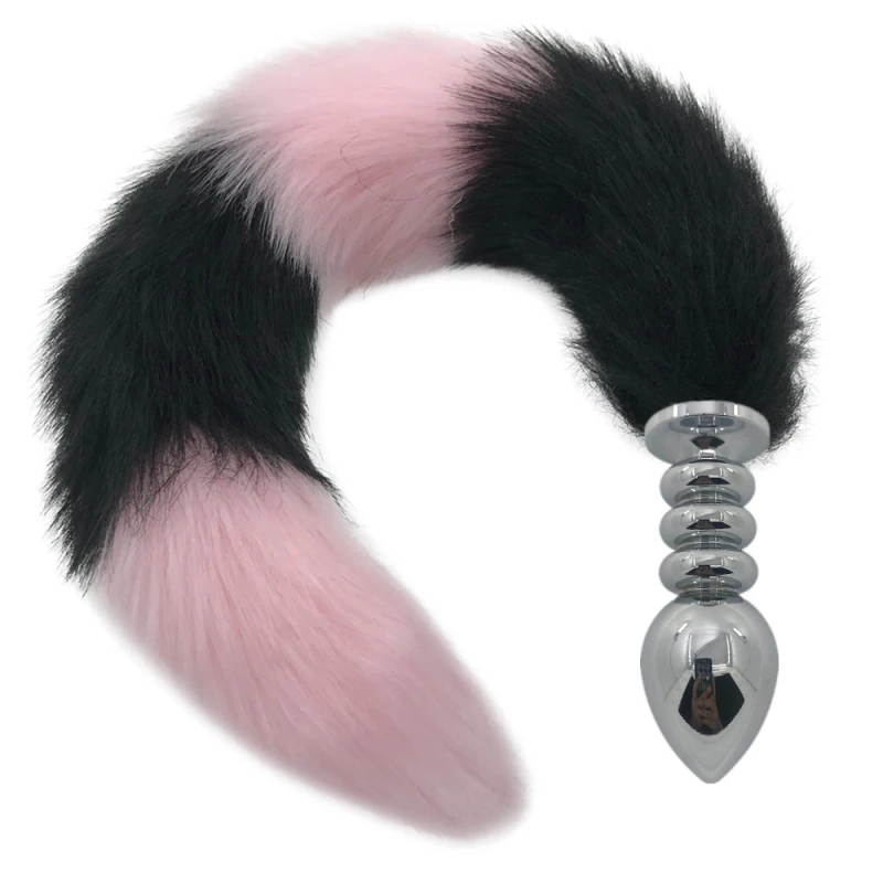 Thread Anal Plug Fox Tail Butt Body Massager Stainless Steel Stopper Sex Toys Female Masturbation H8-171E | Красота и здоровье