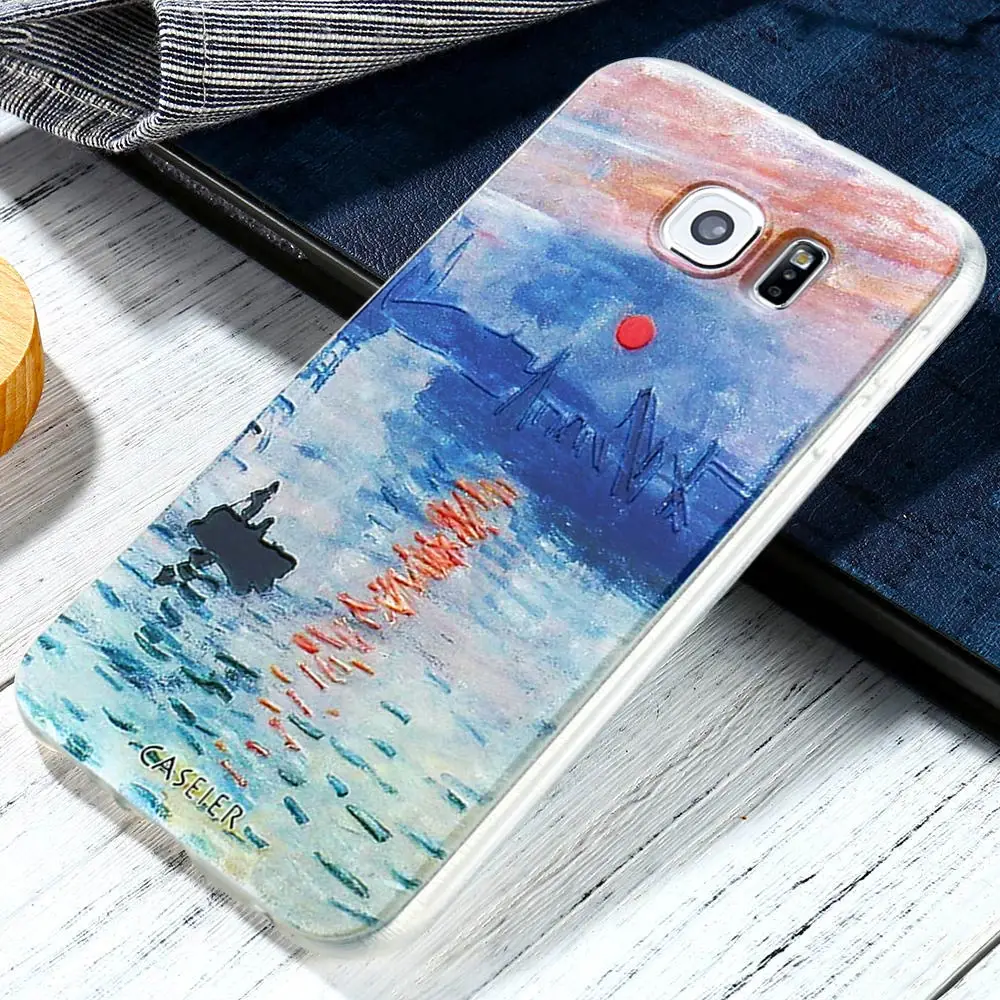 Чехол CASEIER Monet для Samsung Galaxy S8 Plus S6 S7 Edge Note 8 роскошный силиконовый чехол Capinha |