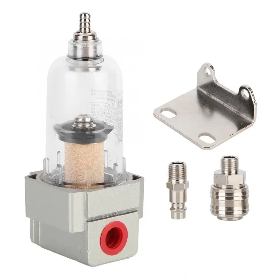 Compressed Air Filter Water Separator Oil Included Quick Coupling 1/4&quot Luchtfilter Auto | Автомобили и мотоциклы