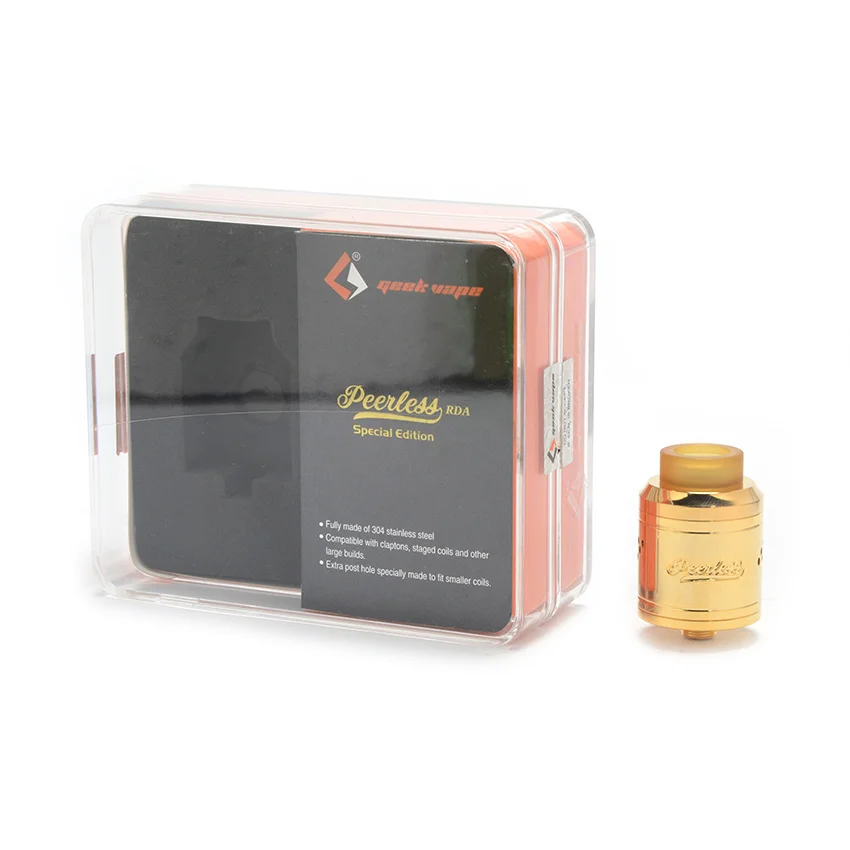 Оригинальный geekvape peerless RDA Special Edition 24 мм сбоку воздуха Системы Clearomizer 510 DIY сигареты