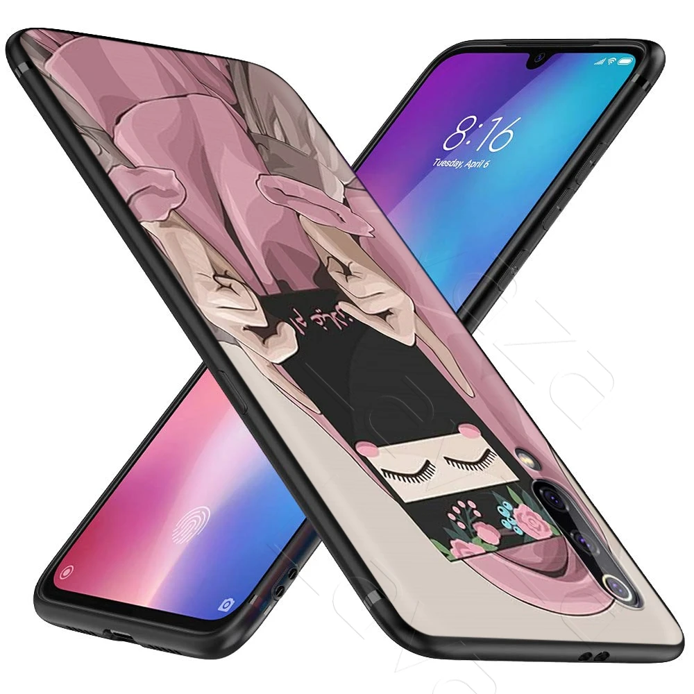 Islamic Muslim Hijabi Girls Art Case for Xiaomi Redmi Note 8 9 9S K30 Pro MI MAX 3 6 SE A1 A2 A3 10 Lite Plus 8A F1 |