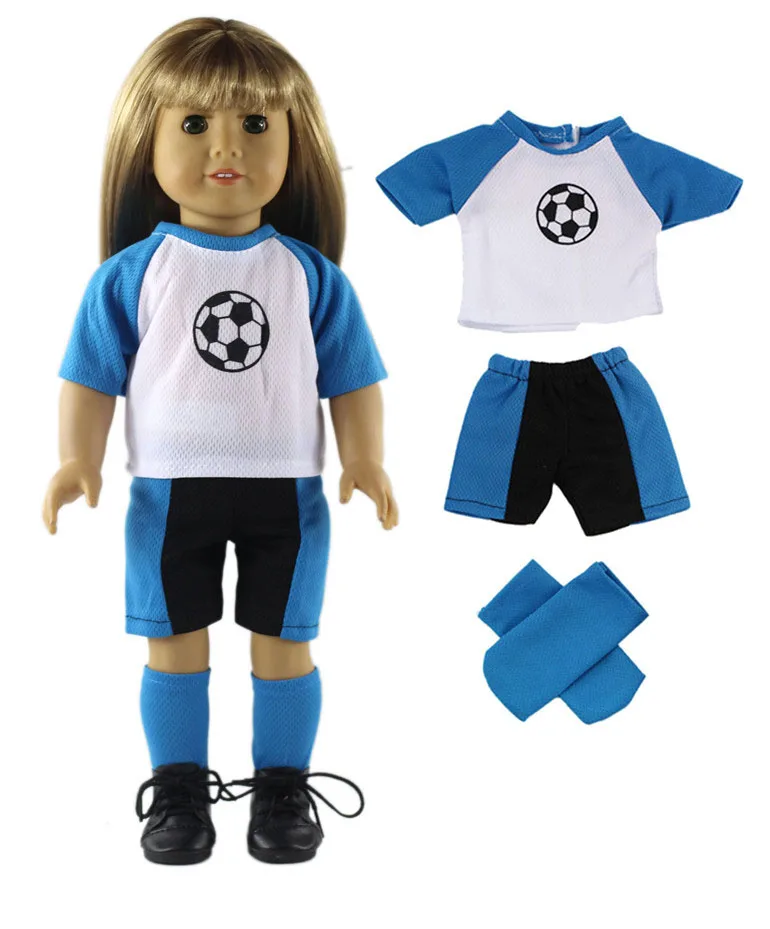 1 комплект спортивной одежды Одежда для кукол куклы 18 дюймов A39|doll clothes|outfit dollclothes
