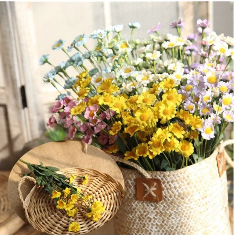 Small Daisies PE Artificial Flowers Artificial Flowers Wedding Decorations Home Paper Flowers Artificial Plants