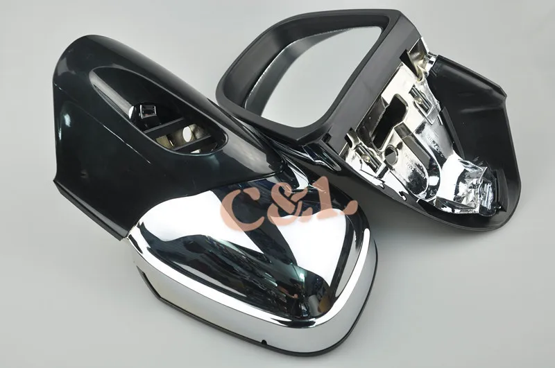 1 пара хромированные мотоциклетные боковые зеркала заднего вида для BMW K1200 K1200LT