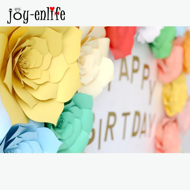 JOY-ENLIFE, свадебные украшения, 2 шт., 20 см, 3D Бумага, цветы, дети, день рождения, вечеринка, декорации, вечерние украшения для дома, комнаты