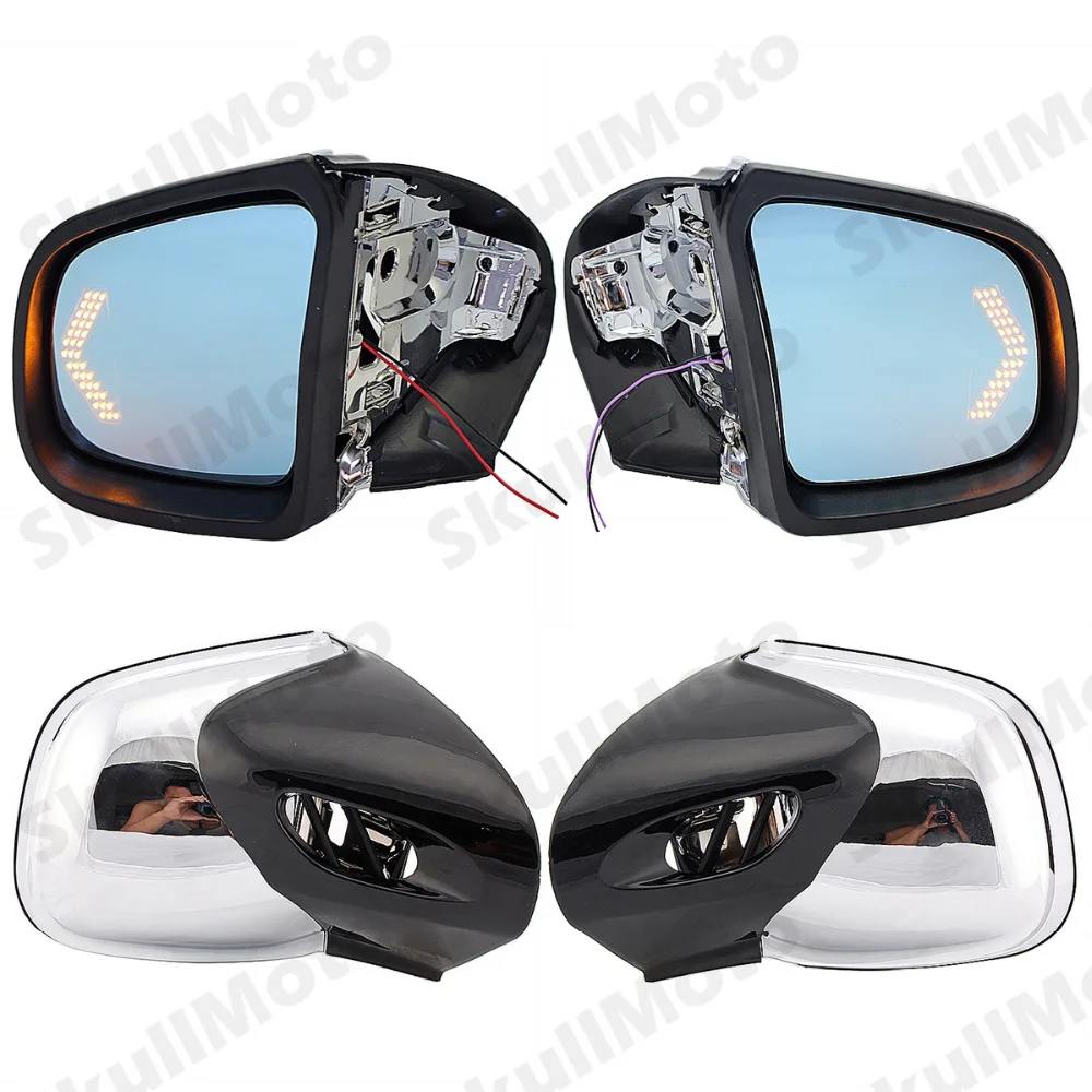 Мотоциклетные аксессуары хромированные боковые зеркала заднего вида