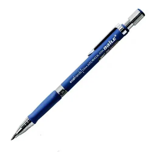 Mechanical pencil 2.0mm 2B drawing writing activity lead pencils with12-color refill office school Sketch Exam Spare stationery - Цвет: Blue