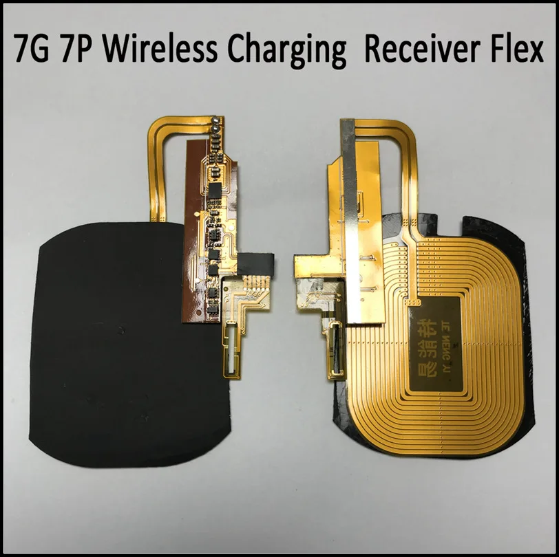 Беспроводной приемник зарядного устройства Flex для iPhone 6 S Plus 7G 7 стеклянная задняя