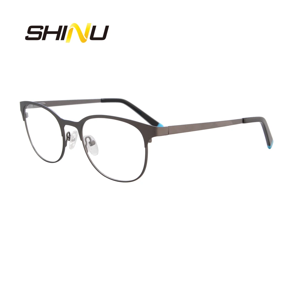 Новая мода из нержавеющей стали и ацетат смешанный очки для женщин мужчин