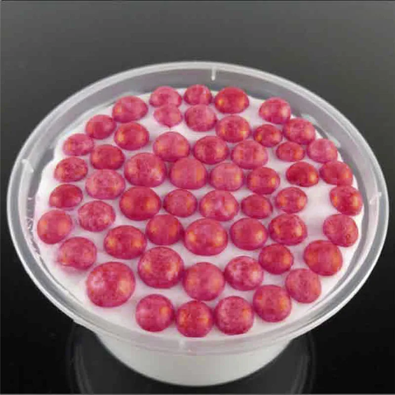 hot pink Радужные пушистые Хрустящие пенопластовые бусины Детские антистрессовые игрушки слизи расслабляющие подарки - Цвет: hot pink