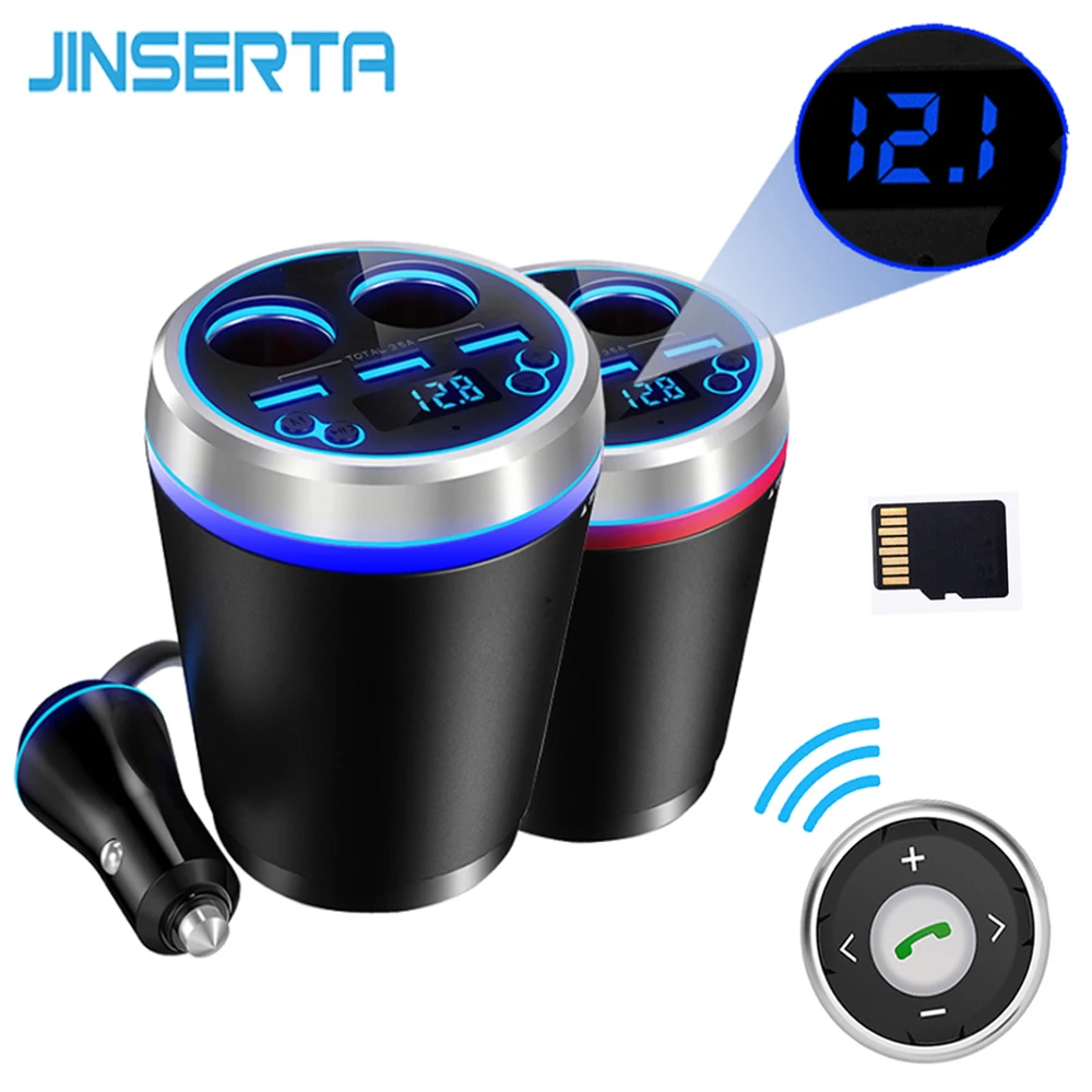 Автомобильный MP3-плеер JINSERTA с дистанционным Bluetooth автомобильный комплект