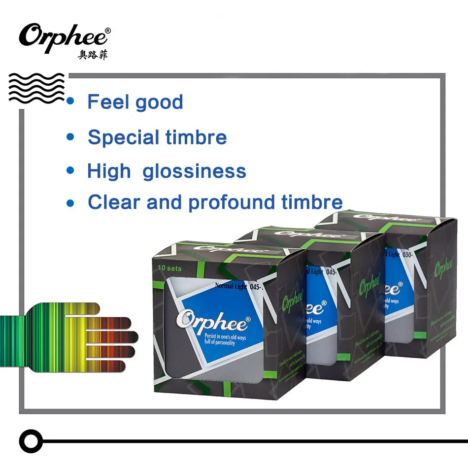 Orphee QB-290/295/296 электрические басовые струны шестигранный сплав никелевый дюйма