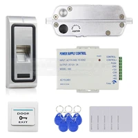 diysecur electric mortise lock fingerprint 125khz rfid id card reader door access control system kit metal