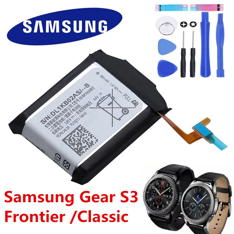 Аккумулятор eb br760 оригинальный для Samsung Gear S3 Frontier Classic с аккумулятором
