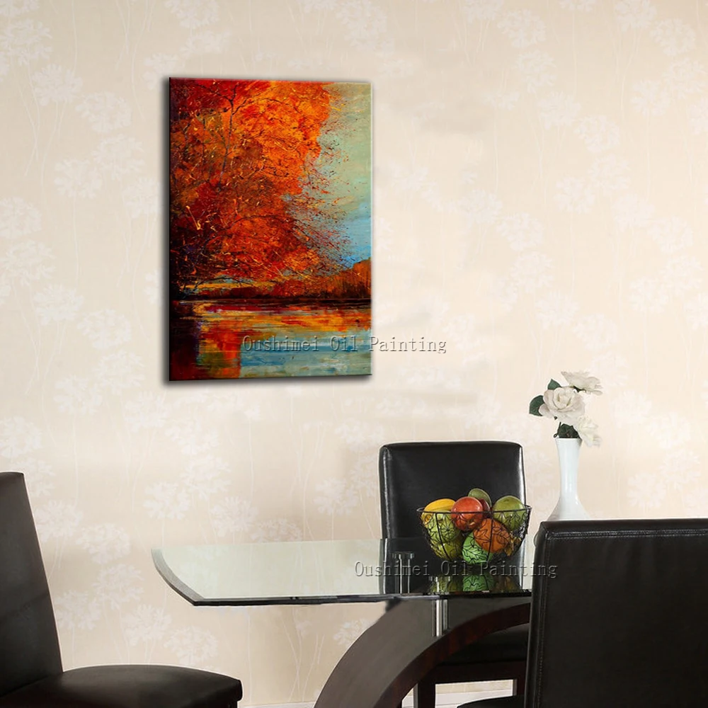 Профессиональный художник ручной работы высокое качество абстрактный пейзаж