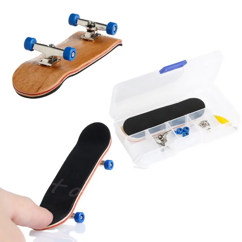2018 NEW Basic Complete Wooden Deck Fingerboard Maple Wood with Bearings Grit Foam Tape | Игрушки и хобби