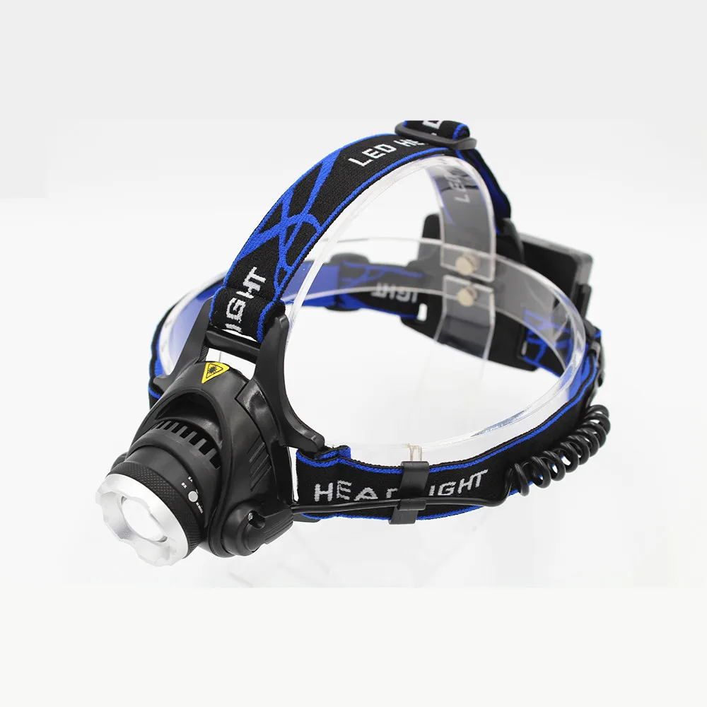 Налобные фонари светодиодные XM L T6 ZOOM 18650 налобный фонарь s лм XML перезаряжаемый