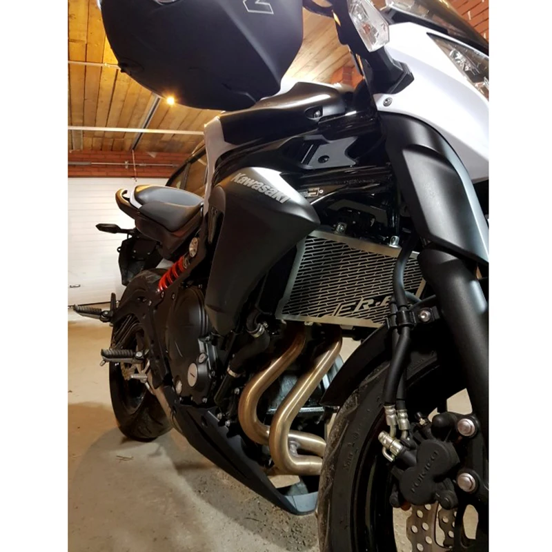 ER6F ER6N Ninja 650R 12 15 глушитель выхлопной трубы для мотоцикла средний без шнуровки Kawasaki