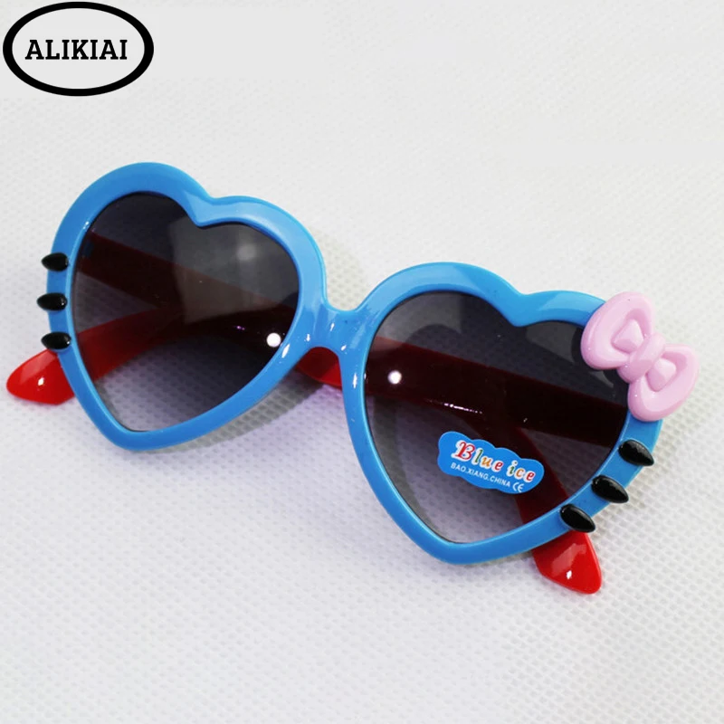 ALIKIAI детские цветные солнцезащитные очки Брендовые дизайнерские UV400 Oculos De Sol