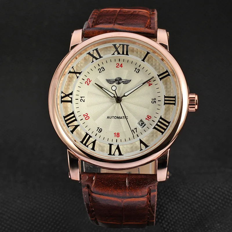 Часы Relojes 2020 мужские механические с кожаным ремешком|watch f|watch fashionwatch mechanical |