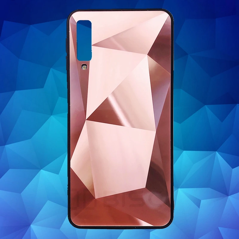 Зеркальный чехол со стразами для Samsung Galaxy A30 A20 A10 A50 A70 A7 2018 S10 Plus S10E M10 M20 M30 S8 S7 Edge S9 |