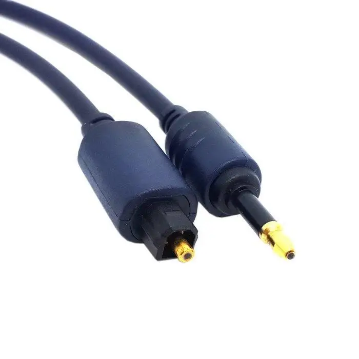 100 см для Toshiba Цифровой оптический аудио Toslink до 3 5 мм Мини кабель золотой разъем RC