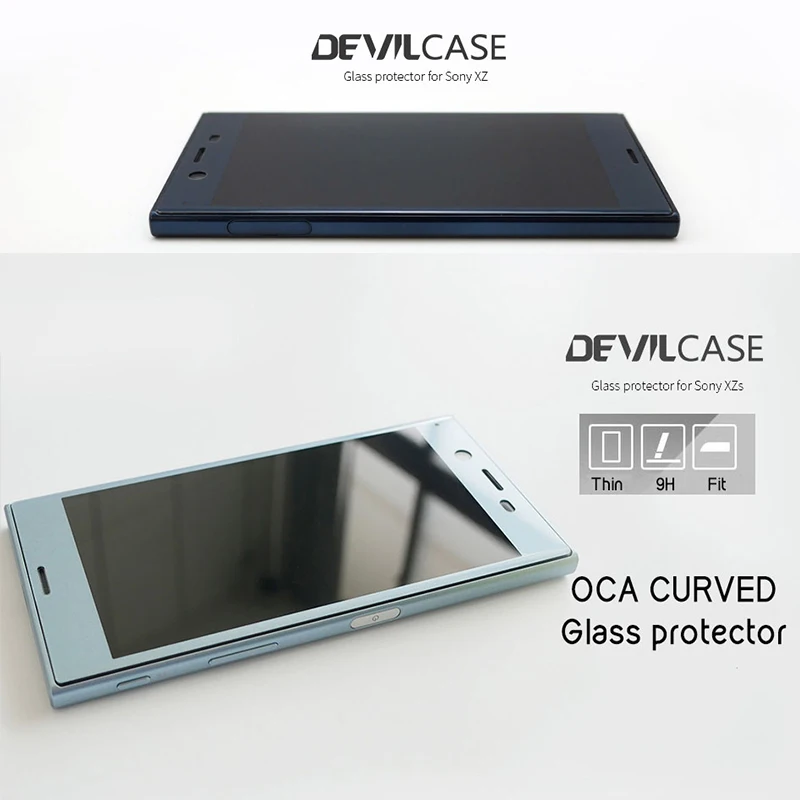 DEVILCASE OCA Craft защита из изогнутого стекла для SONY XPERIA 1 XZ2 Премиум Защита экрана HD