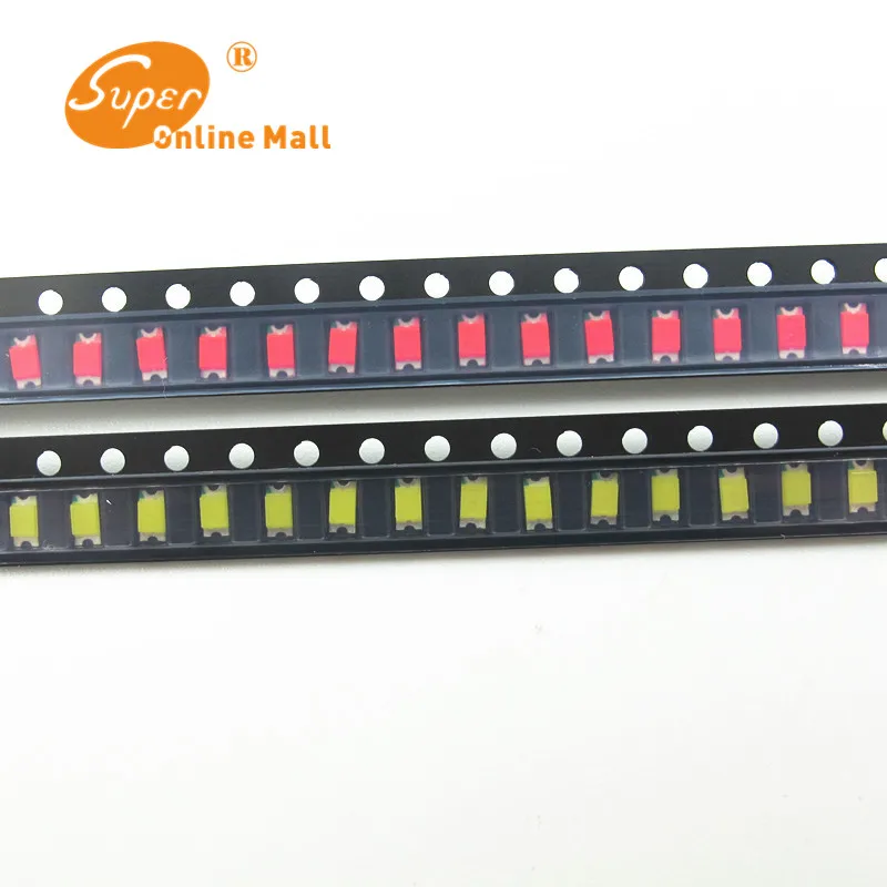 1000 шт SMD 1206 led Зеленый супер яркий светодиодный свет диодный прозрачный DIY