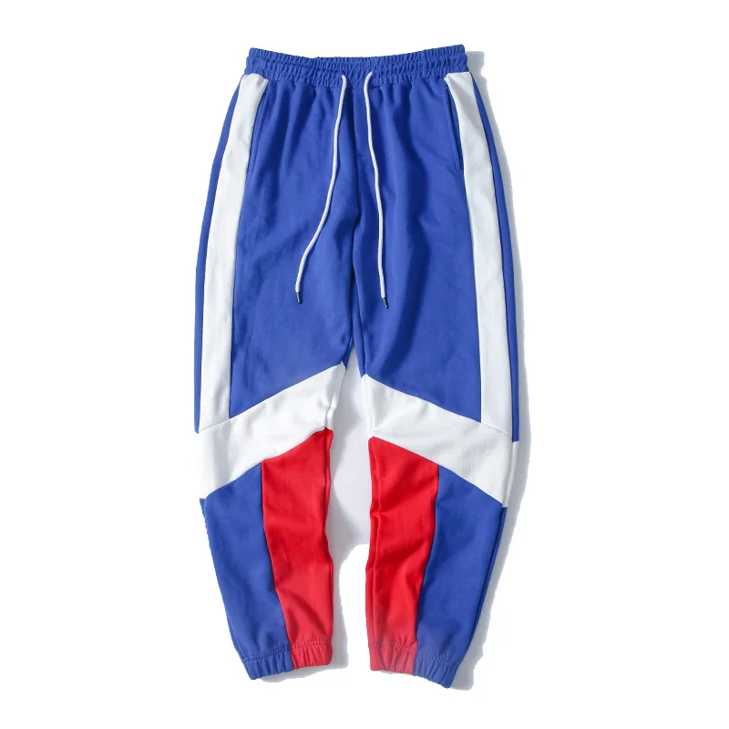 

New Brand Men Clothing Sweatpants 2018 Casual Panelled Color Block Fahion Joggers Hip Hop pantalones hombre Track Pants