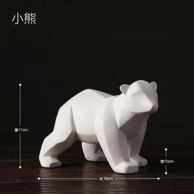 

Белые птицы, креативные геометрические оригами животные для украшения винного шкафа для украшения леопардовой птицы, искусство, искусство в гостиной