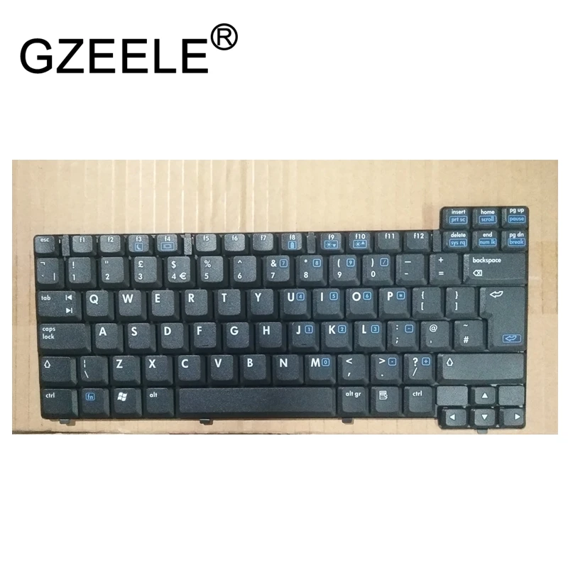 Клавиатура GZEELE UK для ноутбука HP NX6120 NC6210 NC6110 NC6120 NX6115 NX6110 английская Черная |
