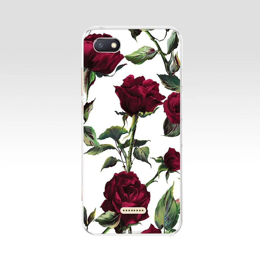 40 16 Xiaomi Redmi 6A case silicone cover 5.45" TPU Cartoon case on for Xiaomi redmi 6a redmi6a coque fundas phone bumper housing - Цвет: 40