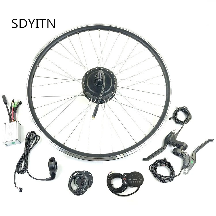 SDYITN 48V350W e велосипед конверсионный комплект с LED900S Дисплей задняя часть