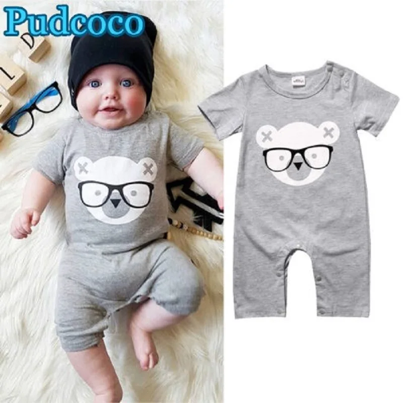 Pudcoco новинка 2019 милый комбинезон для новорожденных младенцев мальчиков девочек