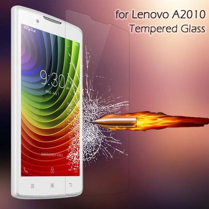 Закаленное стекло 5 шт./лот для Lenovo A2010 защита экрана Взрывозащищенная защитная