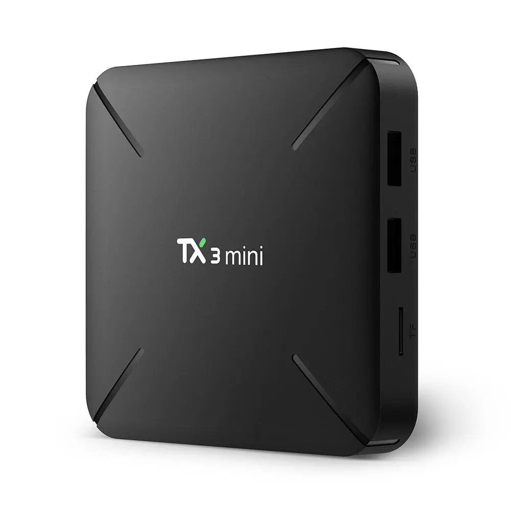 ТВ приставка TX3 Mini L Android 7 1 ОС четырехъядерный 1G 8G 2G 16G Amlogic S905W 2 4 ГГц WiFi Bluetooth HDMI
