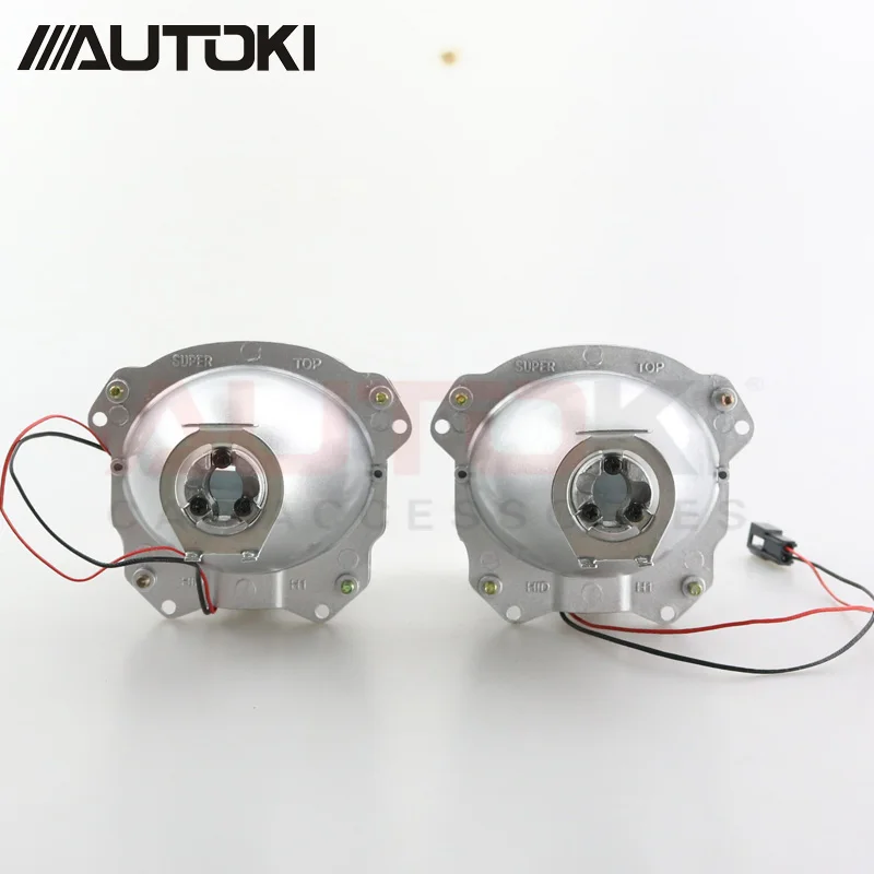 Автомобильный рестайлинг металлический 3,0 дюймов HID Биксеноновые линзы проектора фары ксеноновые фары линзы освещение H4 H7, использование H1 Ксеноновые лампы