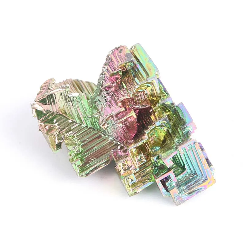 Яркие высокочистые кристаллы бисмута 20 г профессиональное изготовление