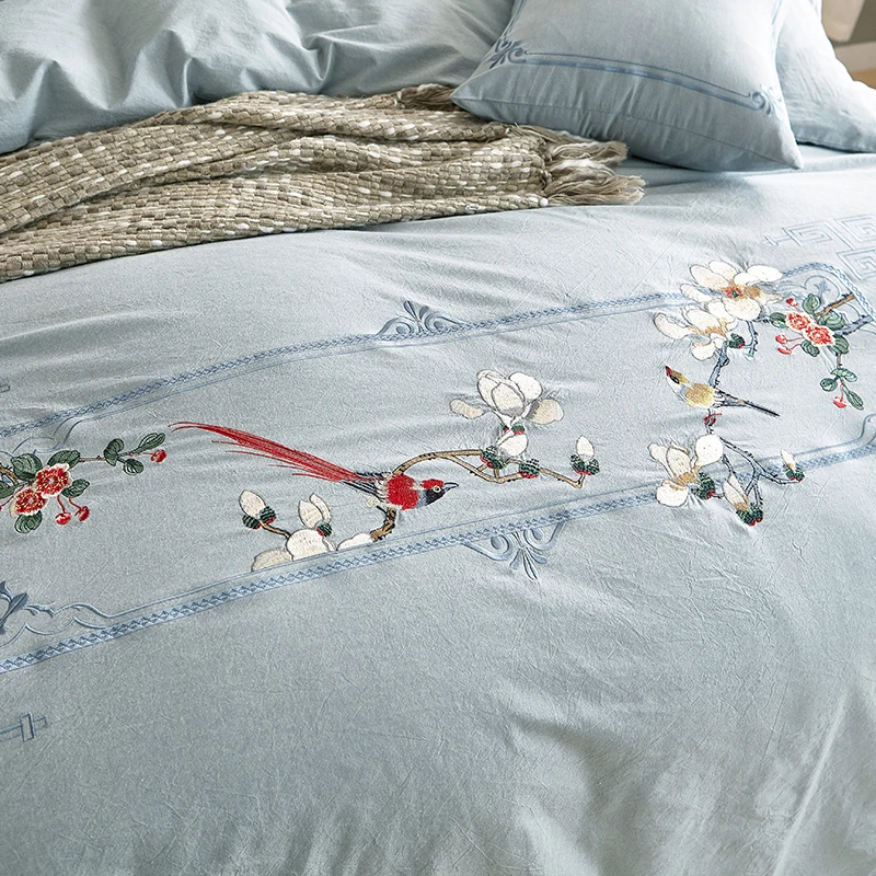 Комплект постельного белья из чистого хлопка пододеяльник наволочка Восточная