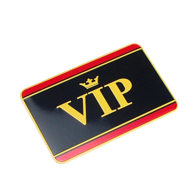 8*5 см автомобильный значок из алюминиевого сплава на логотип VIP авто эмблема