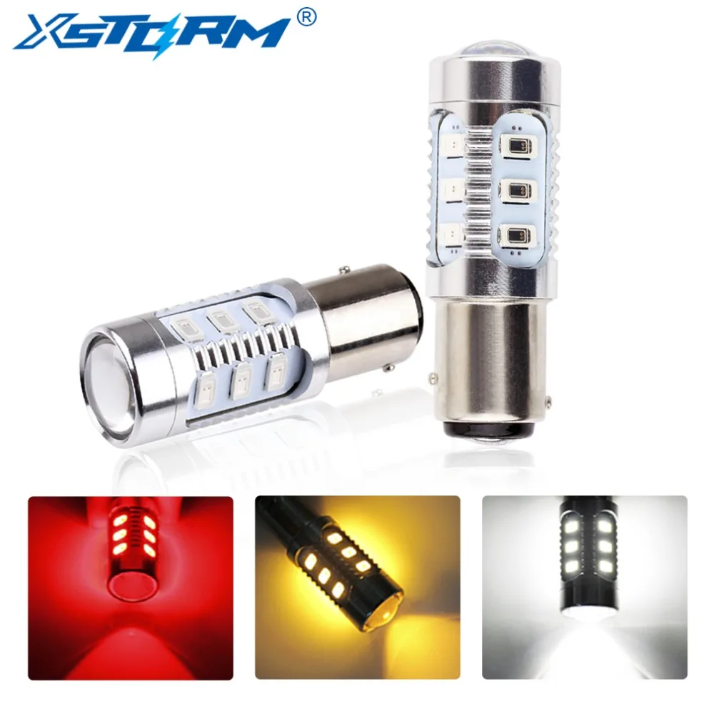2шт 1157 12 5630 SMD BAY15D чип для светодиодной лампы высокой мощности p21/5 Вт светодиодные