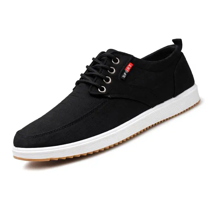 Мужская повседневная обувь 2019 парусиновая дышащая Повседневная холстовая