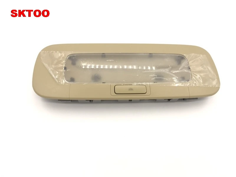 Single switch beige SKTOO купольный светильник, Передние потолочные лампы, лампы для чтения, интерьерные лампы для VW Golf 6 MK6 Jetta Passat B7 CC L1KD 947 291 A NX1 - Испускаемый цвет: Single switch beige
