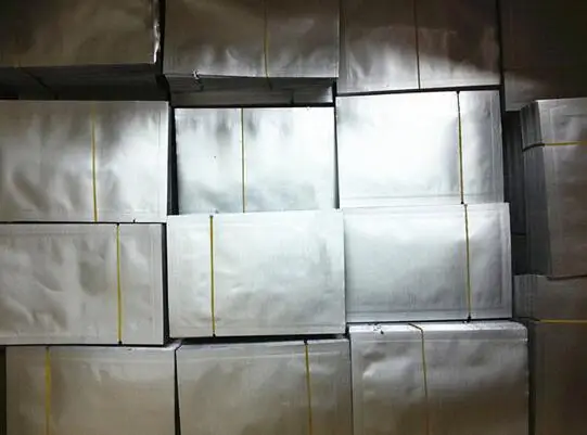 100 шт маленький Матовый Серебряный Открытый Топ мешок из алюминиевой фольги