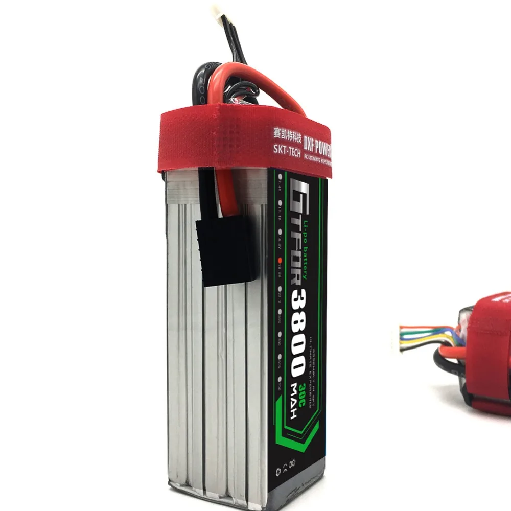 GTFDR 5S 18 5 v 3800mAh 30C Lipo батарея RC Вертолет Лодка Дрон самолет автомобиль Li Ion батареи