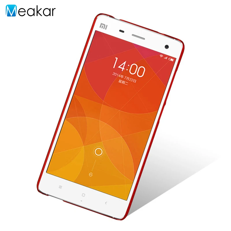 Матовый пластиковый чехол для Xiao mi 4 чехол для Xiao mi 4 mi 4 Lte чехол-лента на заднюю панель