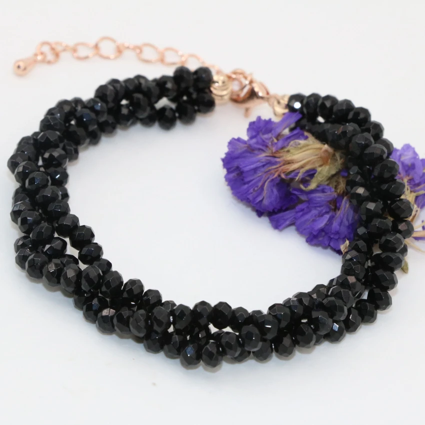 Богемия 8 цветов Многослойные браслеты женщины натуральный камень нефриты